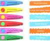 Set Of 6 Zigzag Scissors