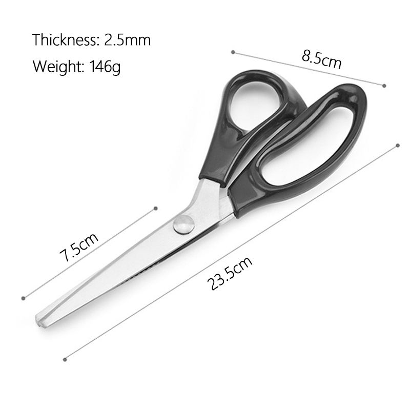 Triangular Zigzag Fabric Scissors