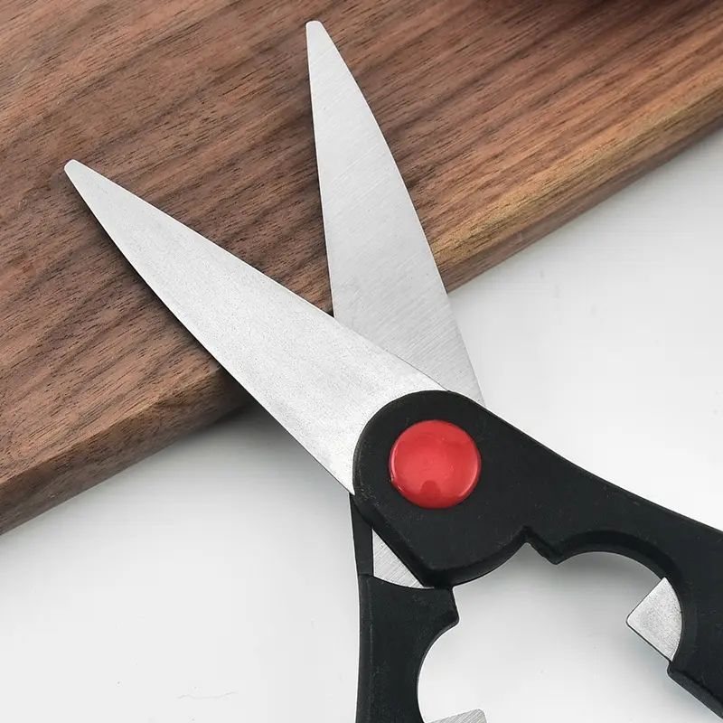 Plastic Handle Versatile Stainless Steel Kitchen Scissors