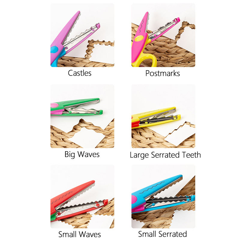 Set Of 6 Zigzag Scissors