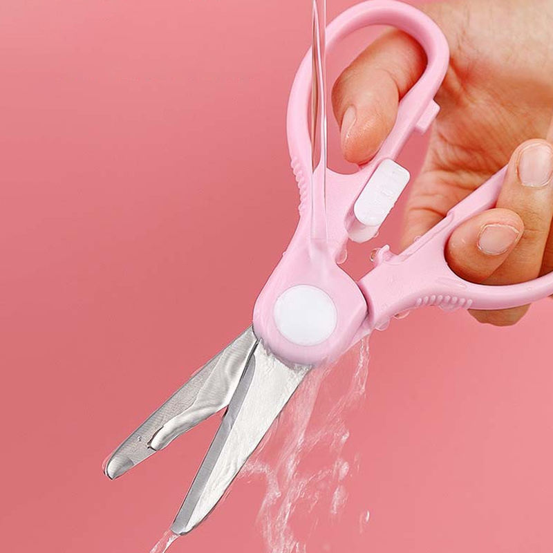 Baby Food Scissors With Protective Cover