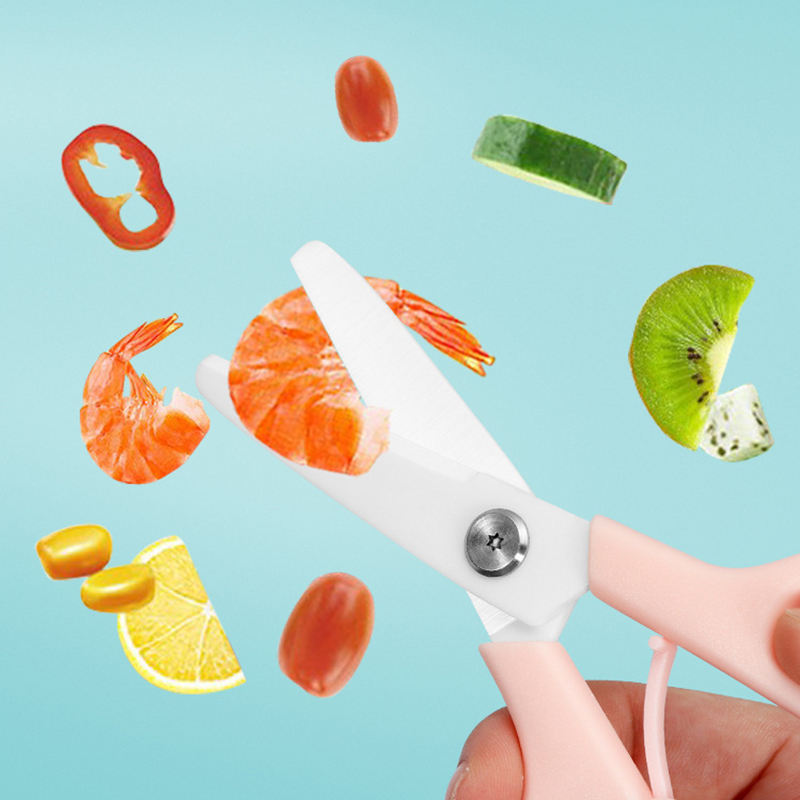 Baby Feeding Scissors With Ceramic Blade