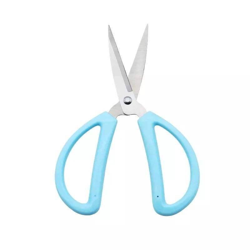 Home Scissors With Blue Plastsic Handle