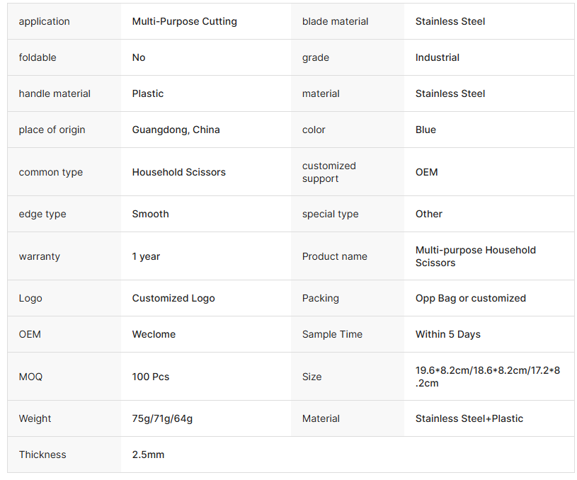 3 Size Kitchen Shears