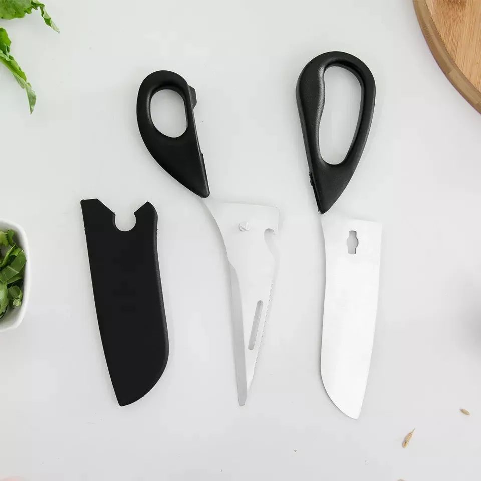 5 In 1 Stainless Steel Multi Function Kitchen Shears