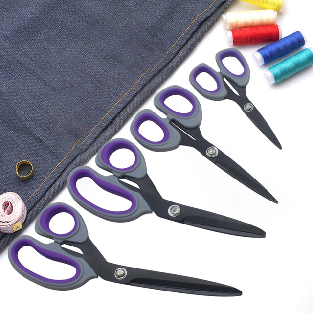 Set of 4 titanium coating scissors