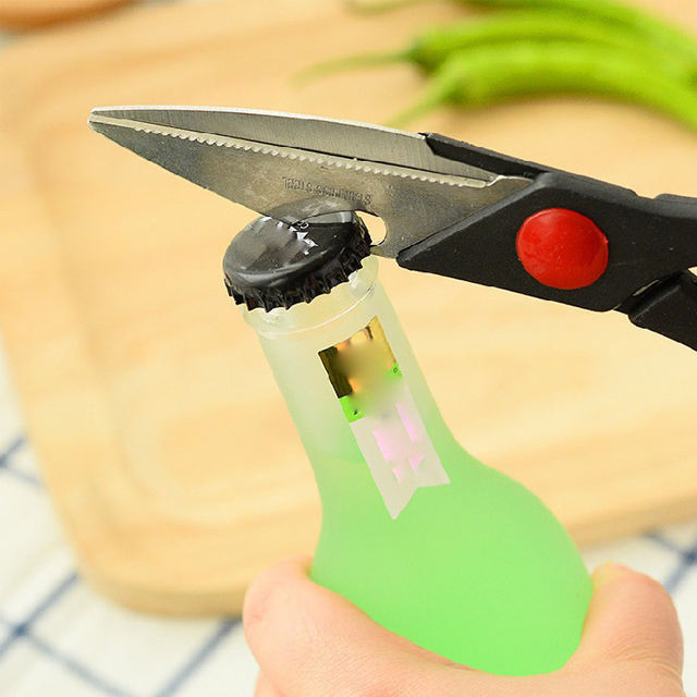 Plastic Handle Food Scissors