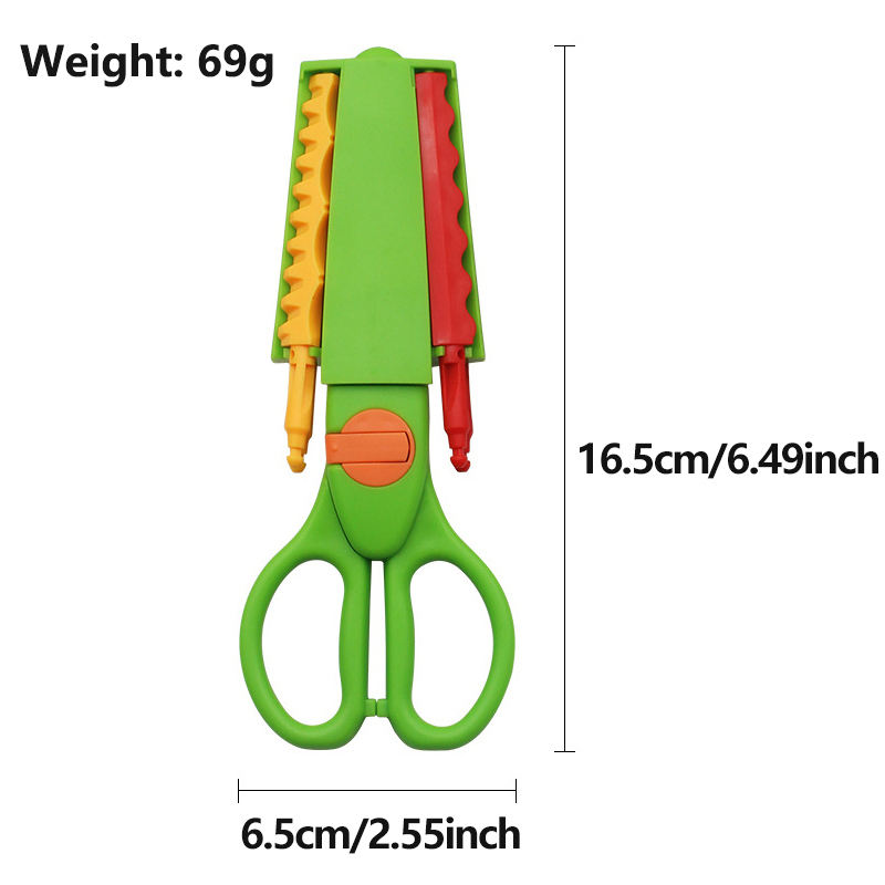 Detachable Plastic Craft Scissors