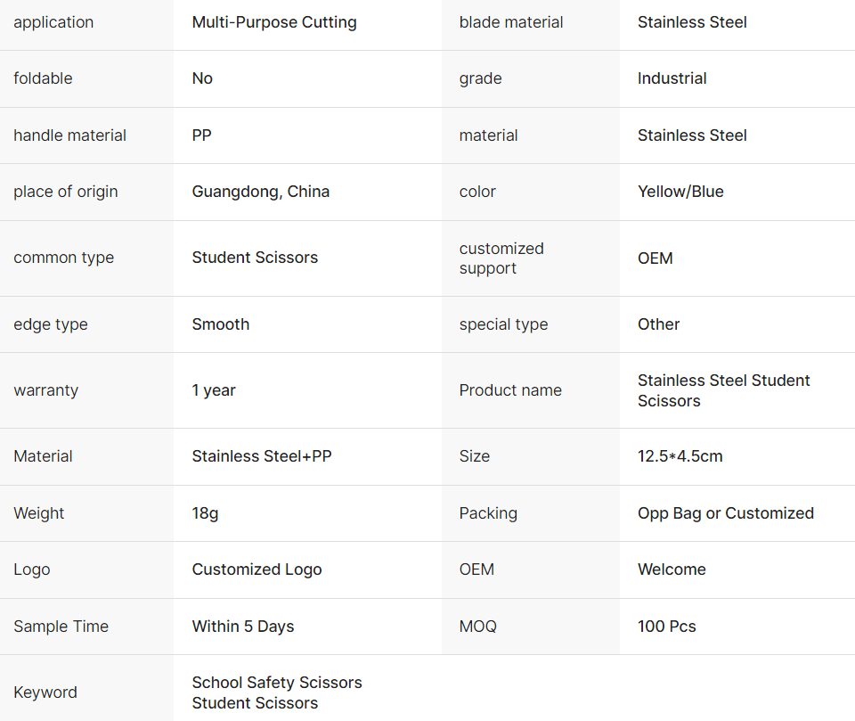 Portable Children's Scissors