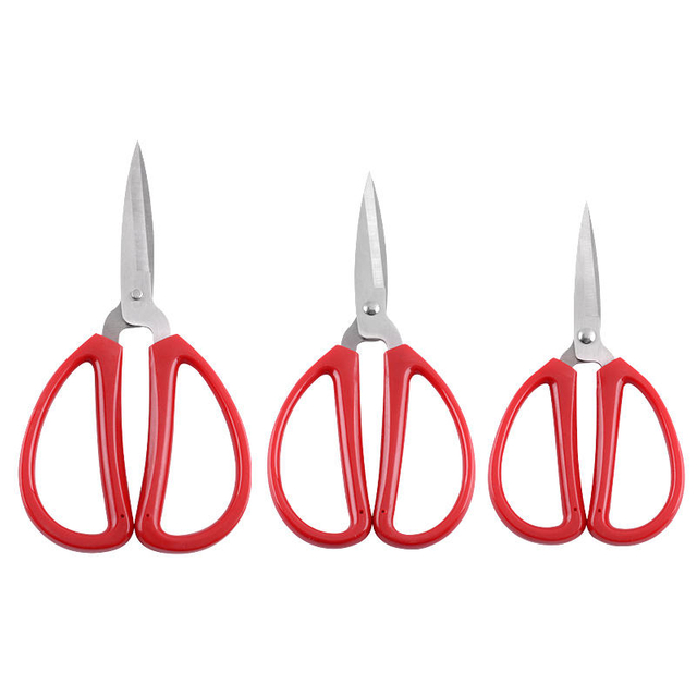 Classic Red Handled Chinese Tailor Scissors