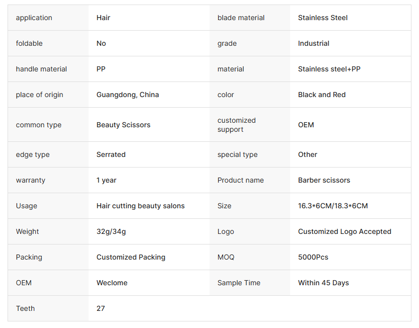 Hair Cutting Scissors