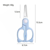 Safe Stainless Steel Baby Food Scissors