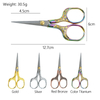 Vintage Plum Blossom Embroidery Scissors