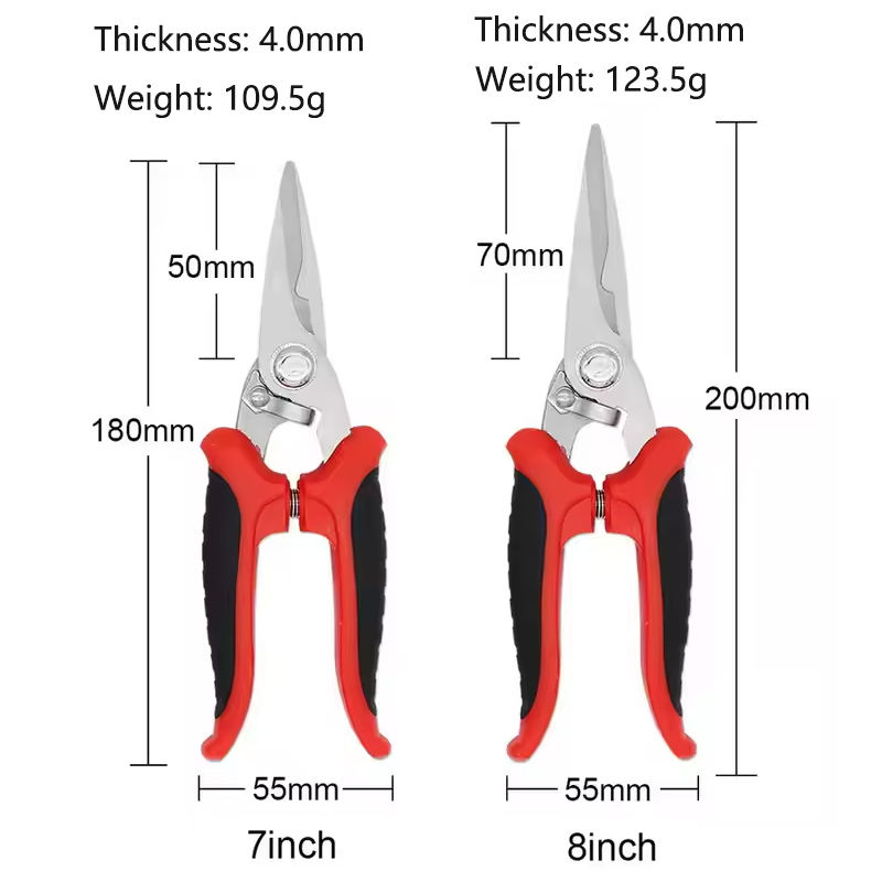 Set Of 2 Stainless Steel Electric Scissors