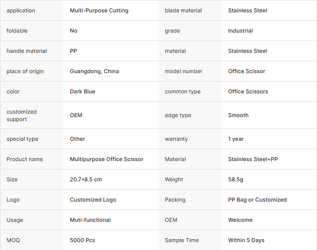 Versatile Stainless Steel Scissors