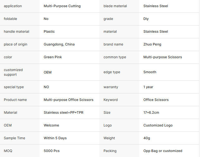 8 Inch Scissors With Ruler