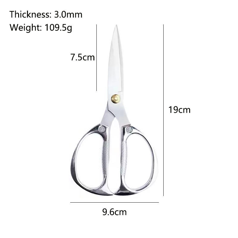 Household Scissors With Zinc Alloy Handle