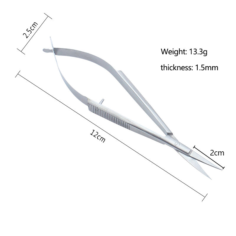 Curved Micro Scissors For Eyebrow