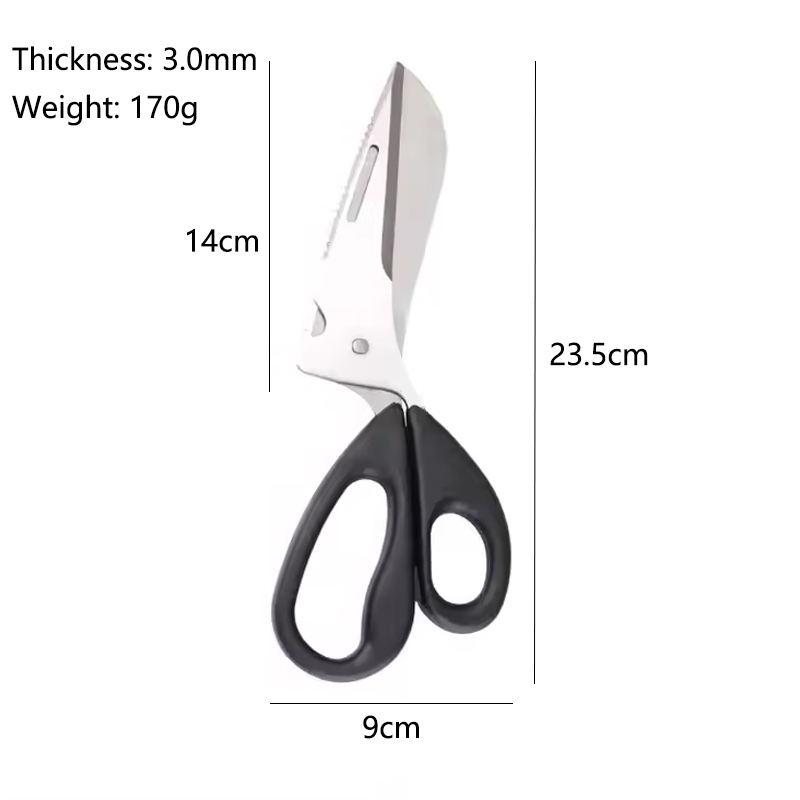 5 In 1 Stainless Steel Multi Function Kitchen Shears