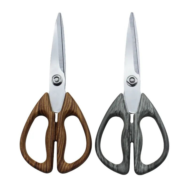 Wooden Handle Scissors
