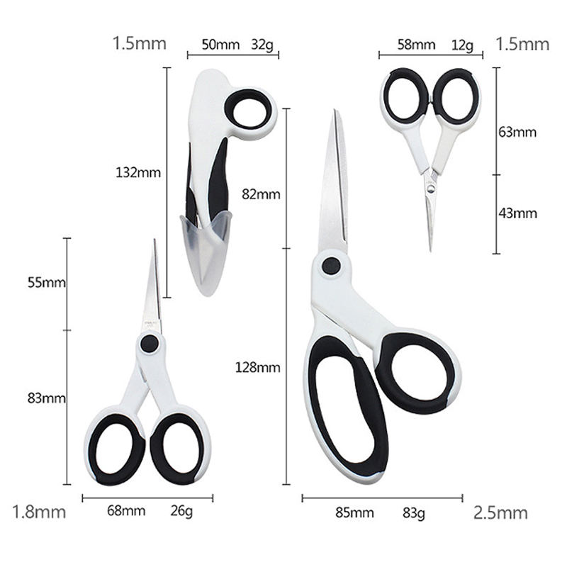 Set Of 4 Tailor Scissors