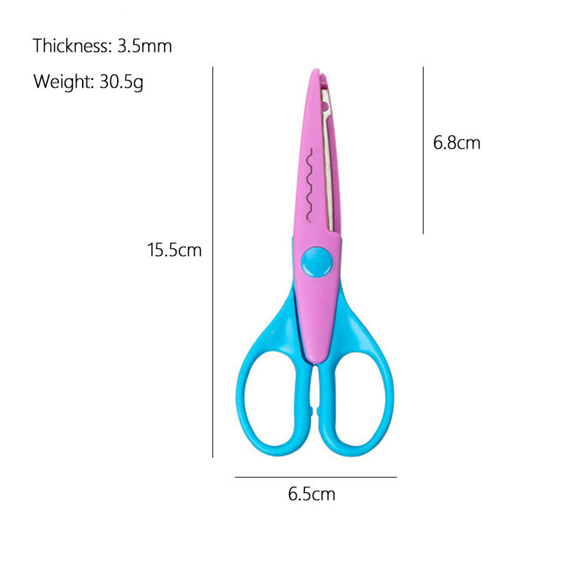 Set Of 6 Zigzag Scissors