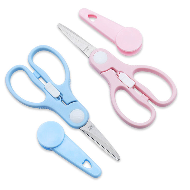 Baby Food Scissors With Protective Cover