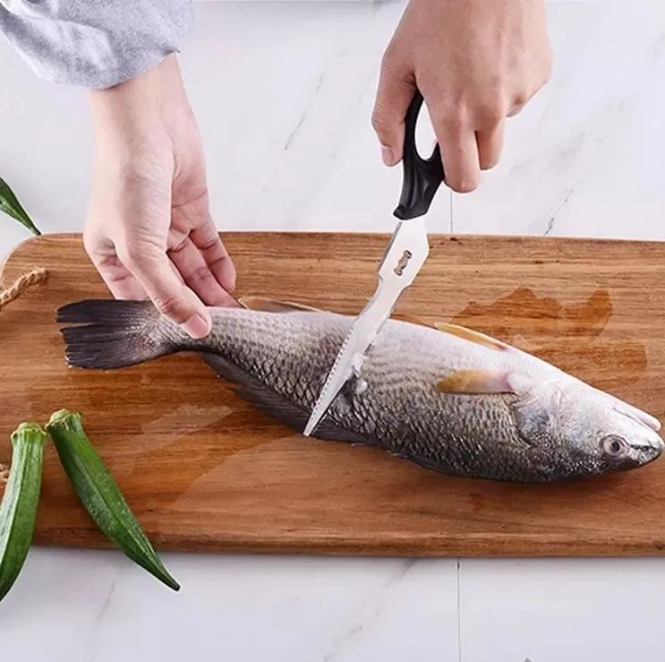 Stainless Steel Poultry Shears With Serrated Blade