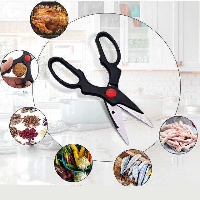 Plastic Handle Food Scissors