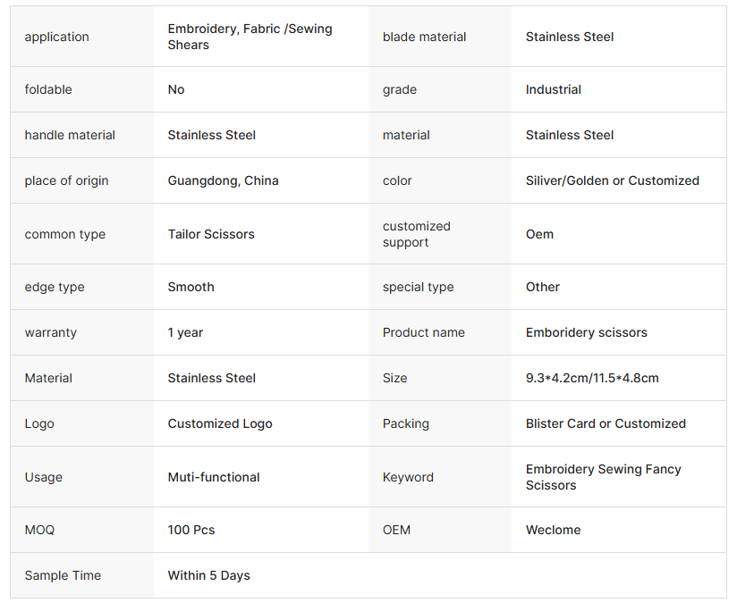 Stainless Steel Crane Shaped Scissors