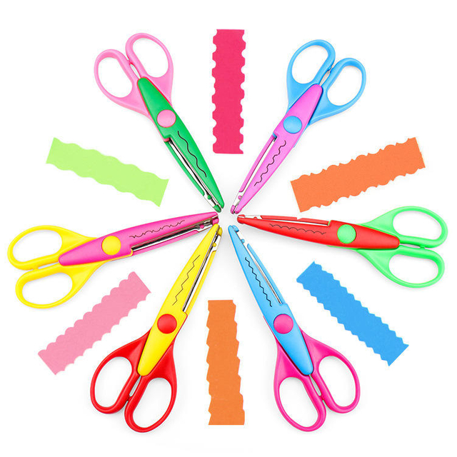 Set Of 6 Zigzag Scissors