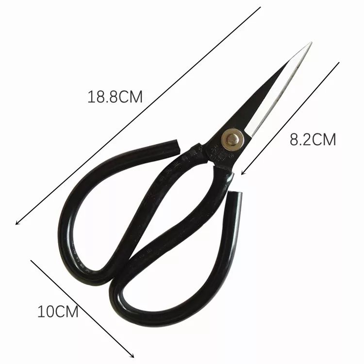 18.8cm Black Coated Scissors
