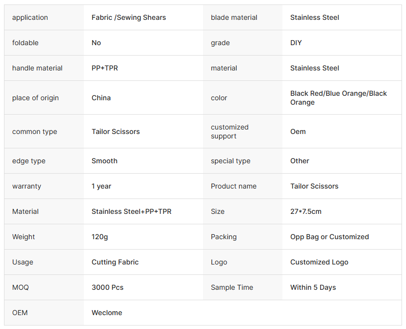 11-Inch Tailor Scissors