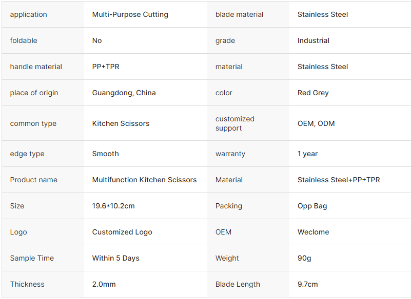 Kitchen Meat Scissors