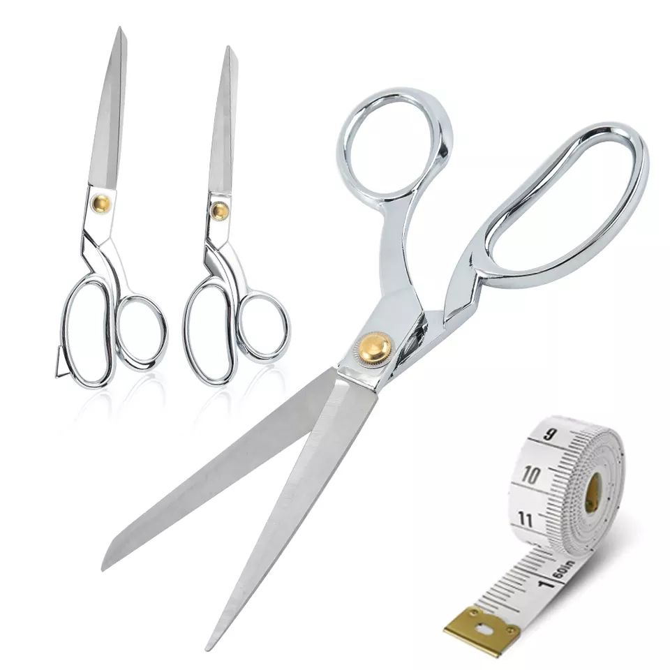 Set Of 3 Fabric Cutting Scissors
