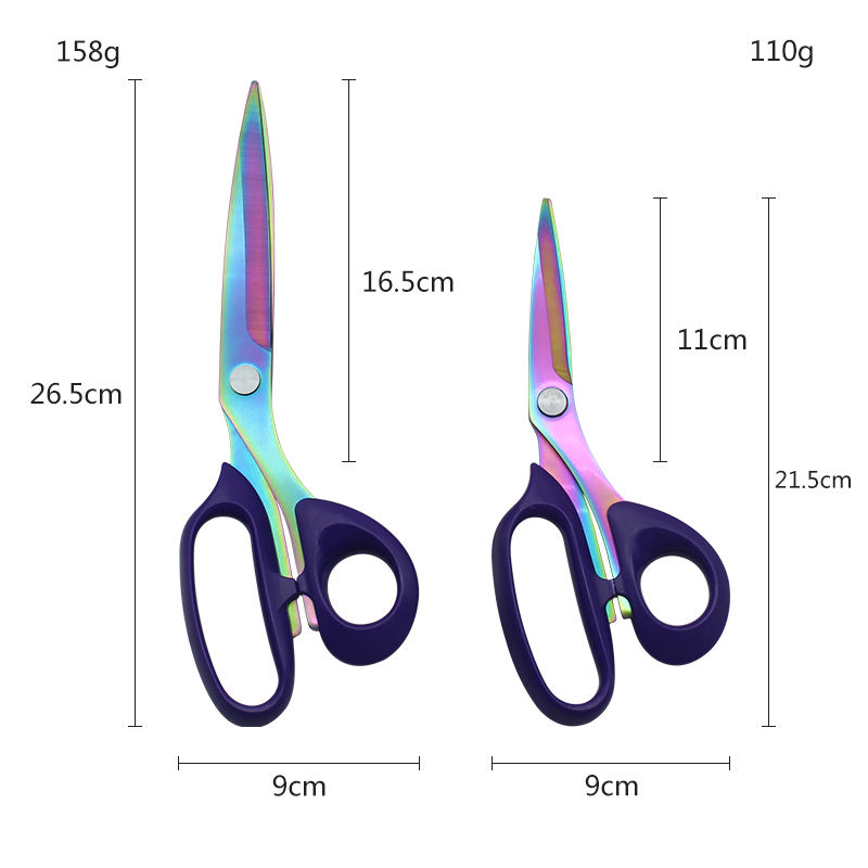 Scissors Set With Titanium Coating