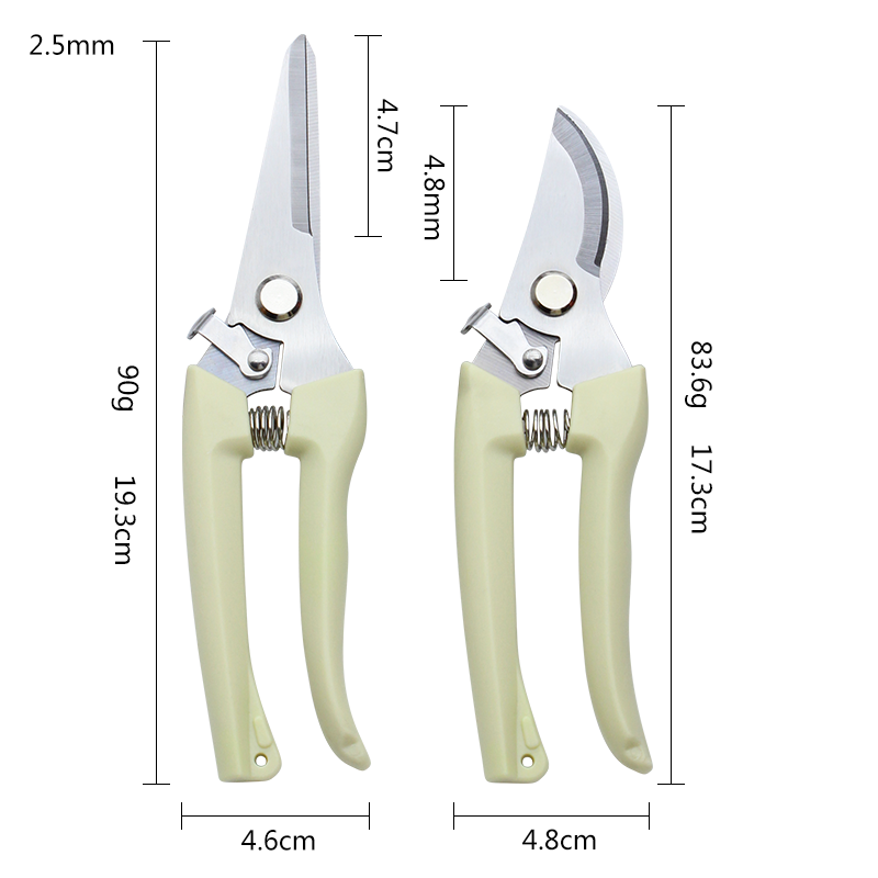 Pruner With Plastic Handle